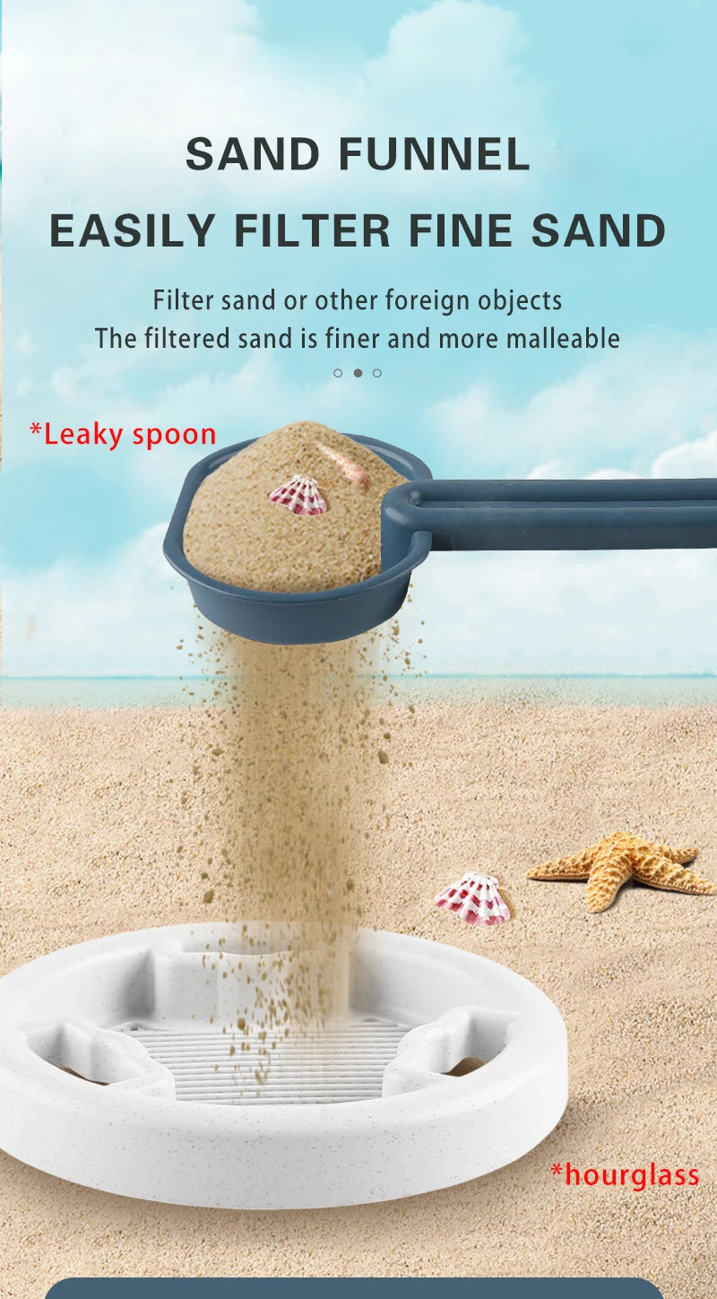 SZNL Sand Parlor | 9-Piece Ice Cream Beach Toy Set