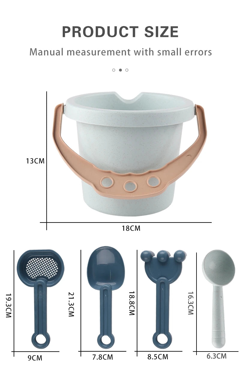 SZNL Sand Parlor | 9-Piece Ice Cream Beach Toy Set