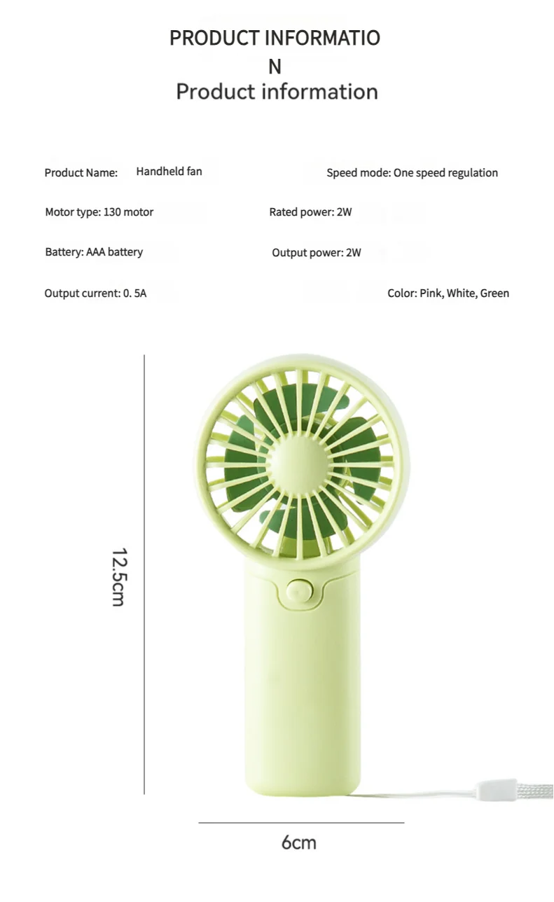 SZNL ReadyBreeze Ultra-Light Travel Fan