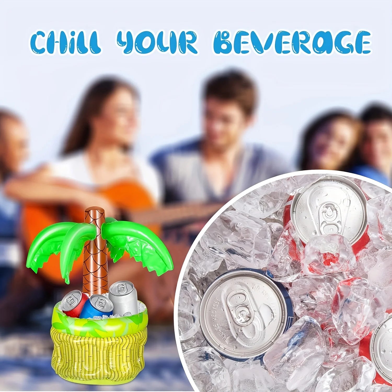 SZNL Inflatable Coconut Tree Cooler