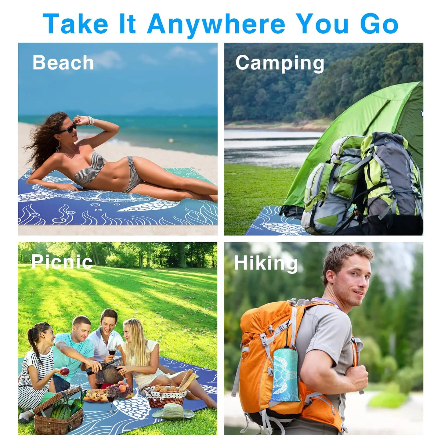 SZNL ShoreBound XL | Sandproof Outdoor Blanket