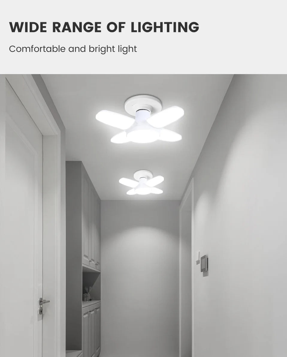 SZNL NovaBeam | Foldable 4-Panel LED Garage Light