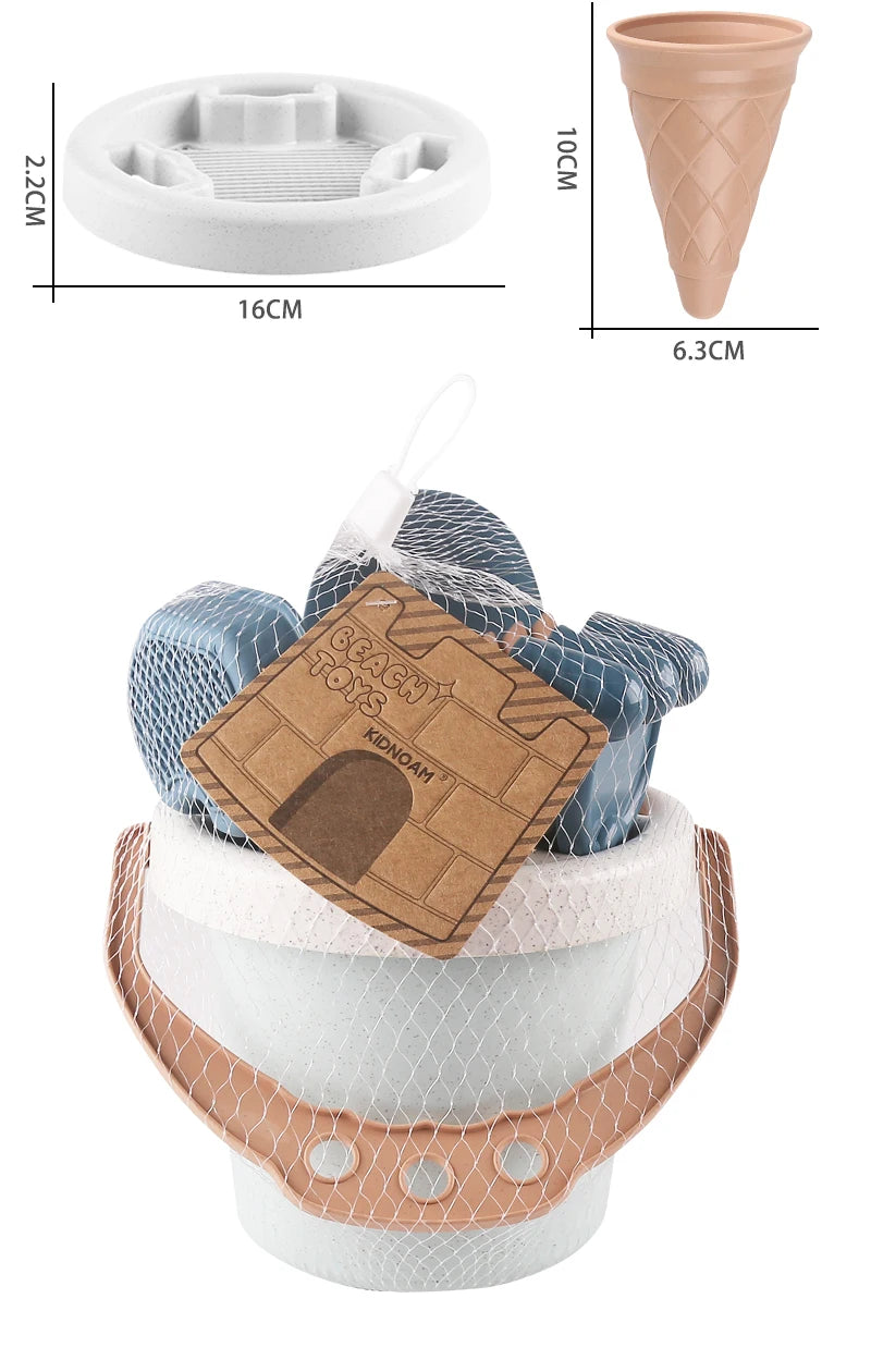 SZNL Sand Parlor | 9-Piece Ice Cream Beach Toy Set