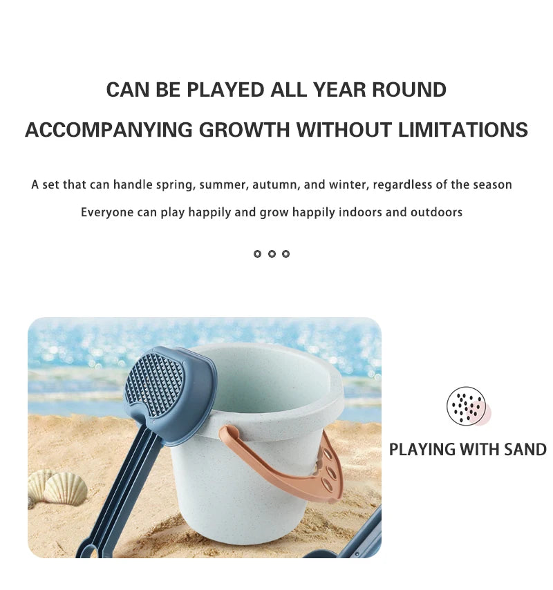 SZNL Sand Parlor | 9-Piece Ice Cream Beach Toy Set