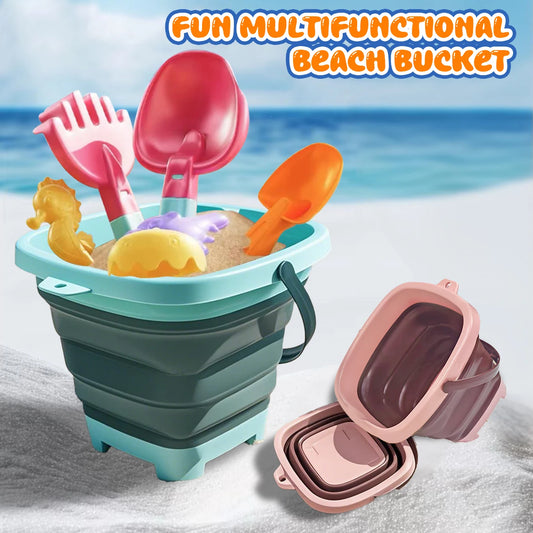 SZNL PackAway | Collapsible Silicone Beach Bucket
