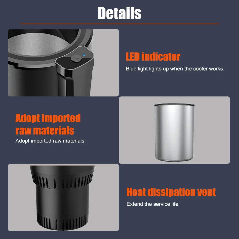 SZNL ChillDrive Car Cup Cooler
