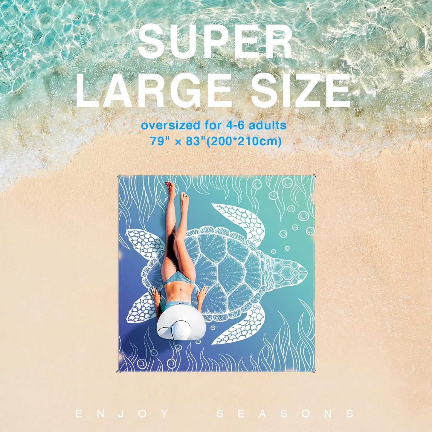 SZNL ShoreBound XL | Sandproof Outdoor Blanket