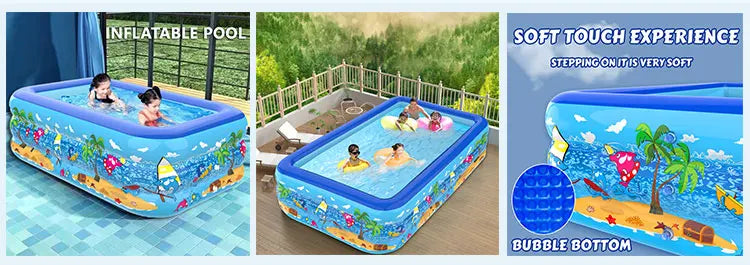 SZNL SummerSplash | 150cm Portable Inflatable Pool