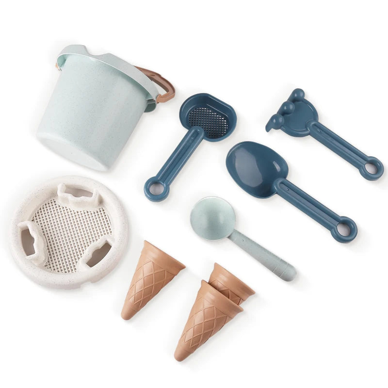 SZNL Sand Parlor | 9-Piece Ice Cream Beach Toy Set