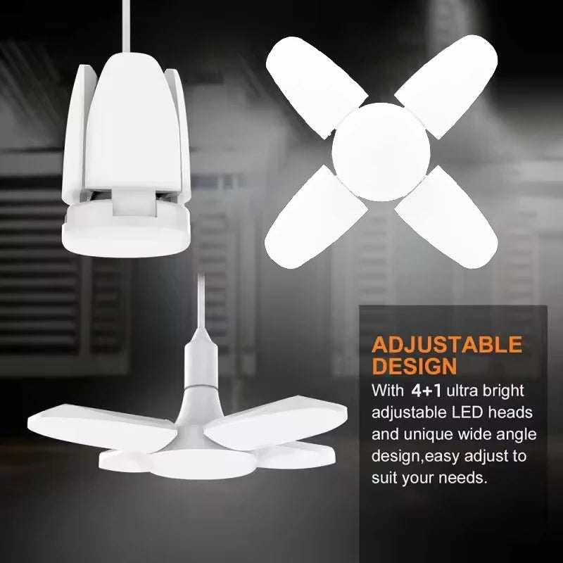 SZNL NovaBeam | Foldable 4-Panel LED Garage Light
