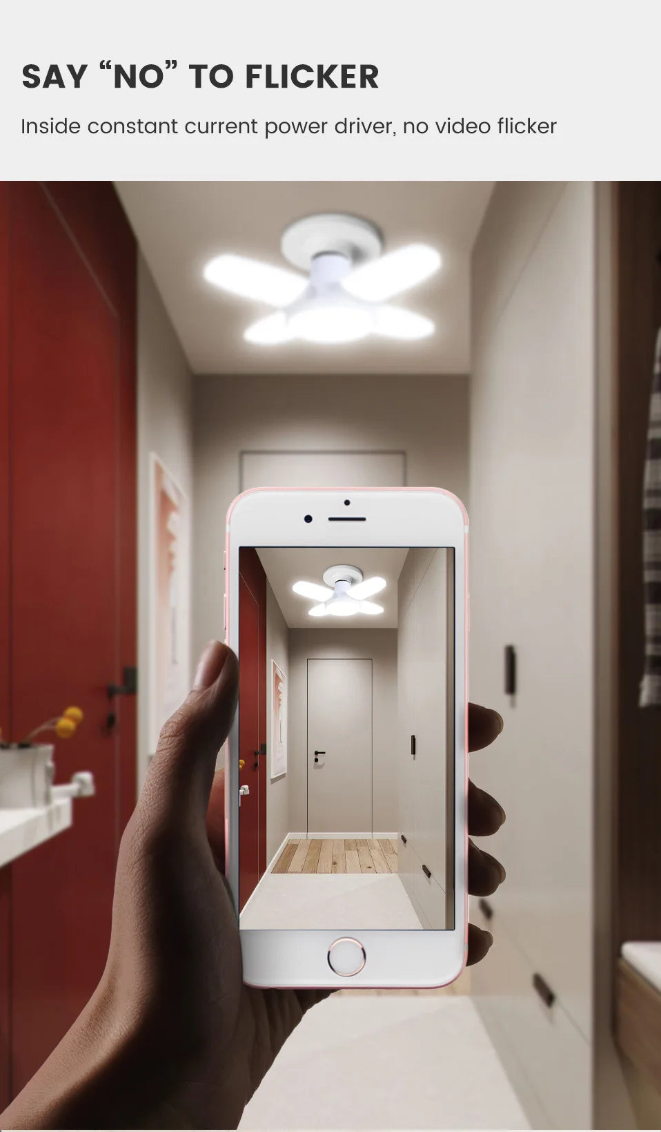 SZNL NovaBeam | Foldable 4-Panel LED Garage Light